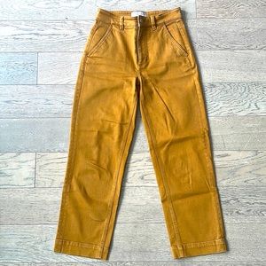 Everlane Womens Straight-Leg Crop Pant